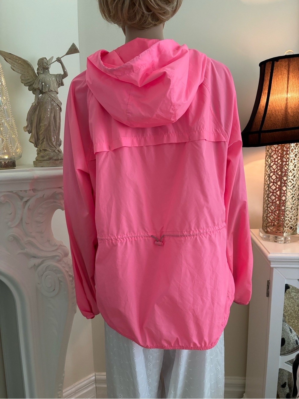 Danskin Hot Pink Hooded Zip-Up Utility Jacket - Picture 9 of 15